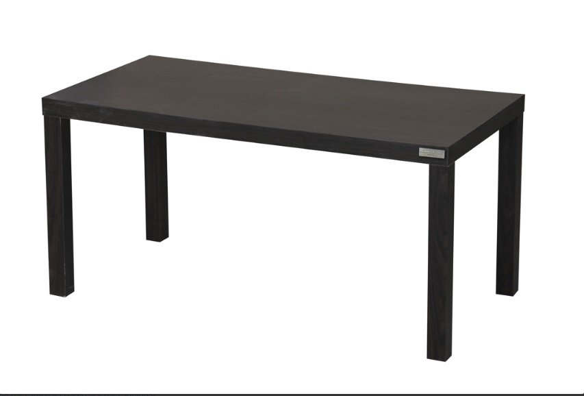 Imagen del artículo, mesa de madera color negro