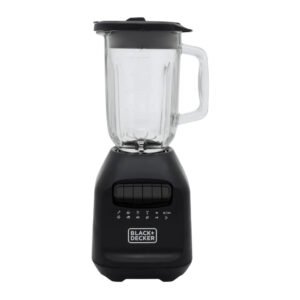 Black + Decker licuadora ice crush 1.5 lts jarra de vidrio negra - BL2209GBB-LA
