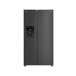 Midea refrigerador 20 pc color negro inverter MDRS710FGM28W