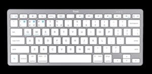 Trust teclado ES bluetooth inalambrico ultrafino para PC, ordenador portatil, tableta y smartphone - 24654