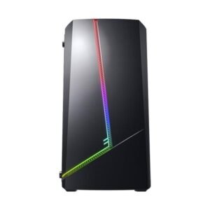 CASE GAMING RGB EAGLE WARRIOR GLADIATOR CG11RFRA003C MID TOWER 1 VENTILADOR DE 120MM CON PANEL ACRÍLICO FRONTAL Y LATERAL Y TIRA RGB (INCLUYE PEQUEÑO CONTROL BOARD)