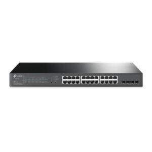 SWITCH TP LINK TL-SG2428P 24 PUERTOS GIGABIT POE+ / 4 PUERTOS SFP ADMINISTRABLE