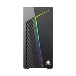 CASE GAMING RGB EAGLE WARRIOR CG03RWRA001C H410 SIN VENTILACIÓN INCLUIDA CON VIDRIO LATERAL Y TIRA RGB