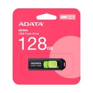 MEMORIA USB 128GB ADATA UC300 USB-C 3.2 GEN 1 ACHO-UC300-128G-RBK/GN
