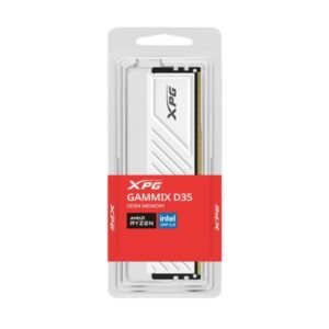 MEMORIA RAM PC 16GB XPG GAMMIX D35 DDR4 3200 MHZ CL16 1.35 V DISIPADOR BAJO PERFIL AX4U320016G16A-SWHD35
