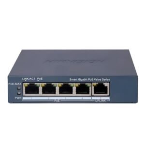 SWITCH HIKVISION DS-3E1505P-EI/M(O-STD) 4 PUERTOS GIGABIT POE / 1 PUERTO GIGABIT RJ45 ADMINISTRABLE 301802989
