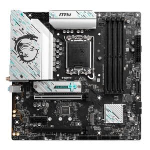 TARJETA MADRE MSI B760M GAMING PLUS WIFI LGA1700 MATX DDR5 911-7D99-032 NEGRO / BLANCO