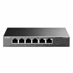SWITCH TP LINK TL-SF1006P(UN) 4 PUERTOS PoE+ Y 2 PUERTOS FAST ETHERNET 10/100 MBPS NO ADMINISTRABLE