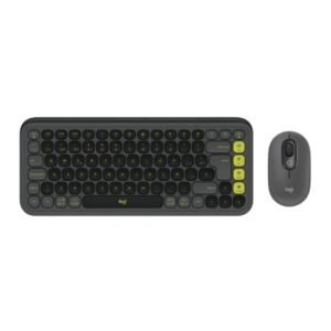 TECLADO Y MOUSE LOGITECH POP ICON COMBO INALÁMBRICO BLUETOOTH ESPAÑOL 920-013052