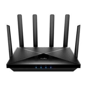 ROUTER INALAMBRICO CUDY P5_EU 1.0  5GHZ AX3000 WIFI 6 5G REL.16 CON ANTENAS DESMONTABLES