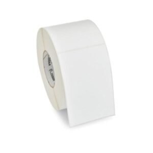 ROLLO DE ETIQUETA ZEBRA Z-ESSENTIALS 540T 4 PULG X 6 PULG NUCLEO 1 PULG 5.1 PULG OD CON PERFORACION 612 ETIQUETAS/ROLLO 10043289