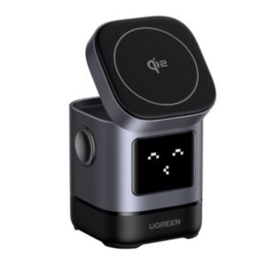 CARGADOR INALAMBRICO 2 EN 1 UGREEN W709 15W MAGNETICO CARGA RAPIDA PARA APPLE 45775