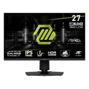 MONITOR GAMING MSI MAG 275UPD E14 27 PULG  PLANO 3840 X 2160 4K UHD  48~144HZ  ADAPTIVE-SYNC DP Y HDMI  9S6-3CE89M-018