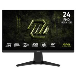 MONITOR GAMING MSI MAG 245F X24 24 PULG PLANA 1920X1080 240HZ IPS RÁPIDO FREESYNC PREMIUM DISPLAYPORT / HDMI 9S6-3BC81M-004