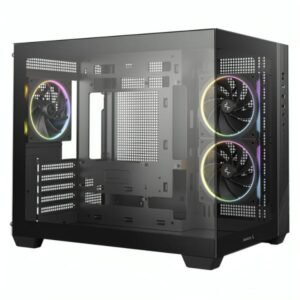 CASE DEEPCOOL CG330 3F MID TOWER VENTILADORES 3 DE 120MM CON PANEL FRONTAL Y LATERAL R-CG330-BKNGM3-G