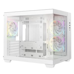 CASE DEEPCOOL CG330 3F WH MID TOWER VENTILADORES 3 DE 120MM CON PANEL FRONTAL Y LATERAL R-CG330-WHNGM3-G