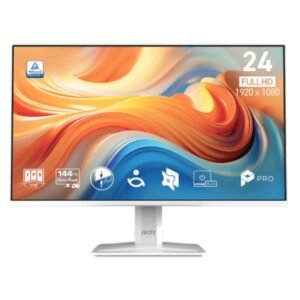 MONITOR MSI PRO MP243W E14 23.8 PULG PLANA 1080P 144HZ IPS FREESYNC HDMI / DISPLAYPORT 9S6-3PD1CT-032