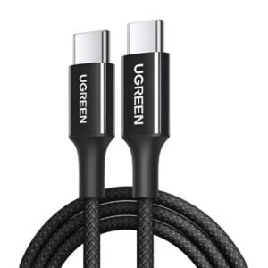 CABLE UGREEN L501 USB-C A USB-C 3A CARGA RAPIDA 3A MAX 2M 65245