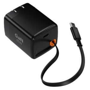 CARGADOR DE PARED RETRÁCTIL NOVA AD-782 65W USB-C W/ US E010-181