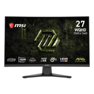 MONITOR GAMING MSI MAG 275CQDF X24 27 PULG CURVA WQHD 240HZ VA FREESYNC PREMIUM 9S6-3CE91H-027