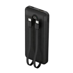POWER BANK NOVA PB-911 10000MAH PD 22.5W/2 USB-A/USB-C/CABLES USB-C Y LIGHTNING