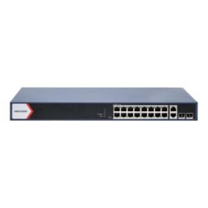 SWITCH HIKVISION DS-3E1520P-EI/M(O-STD) 16 PUERTOS GIGABIT POE/2 PUERTOS GIGABIT RJ45/2 PUERTOS FIBRA GIGABIT 10/100/1000 MBPS ADMINISTRABLE 301803788