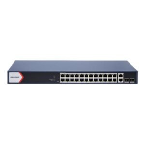 SWITCH HIKVISION DS-3E1528P-EI/M(O-STD) 24 PUERTOS GIGABIT POE/2 PUERTOS GIGABIT RJ45/2 PUERTOS FIBRA GIGABIT 10/100/1000 MBPS ADMINISTRABLE 301803789