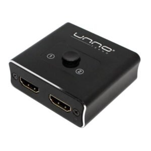 SWITCH UNNO TEKNO HB1201BK SWITCH HDMI BIDIRECTIONAL 2X1 / 1X2 4K 60HZ NO ADMINISTRABLE