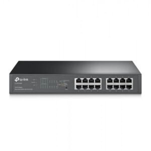 SWITCH TP LINK TL-SG1016PE 16 PUERTOS GIGABIT SMART POE 10/100/1000 MBPS ADMINISTRABLE