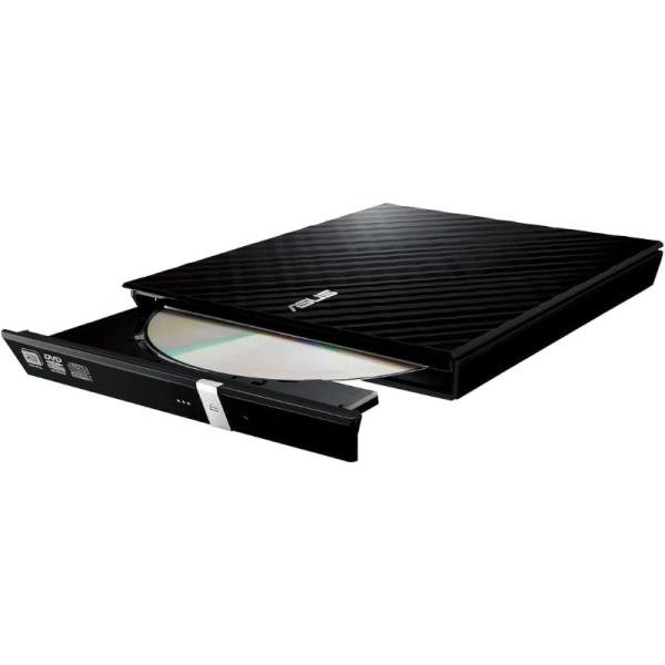 Grabadora externa DVD ASUS SDRW-08D2S-U USB negra