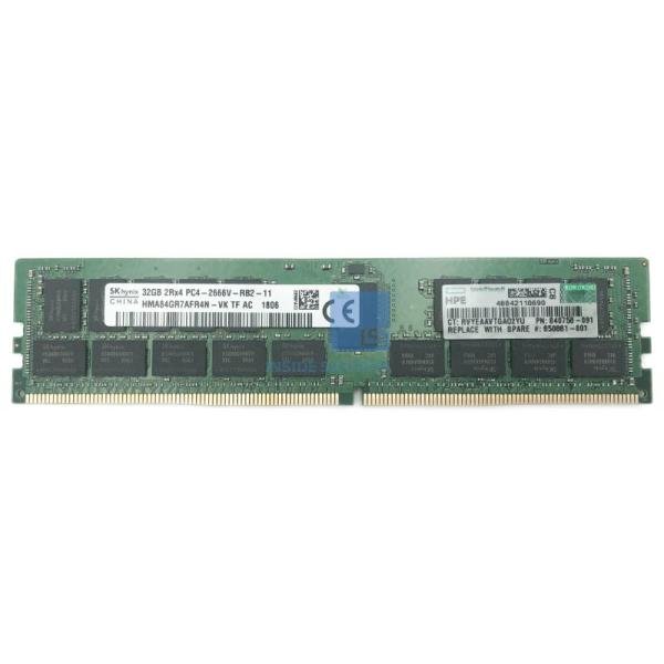 Memoria HP 32GB 2RX4 DDR4 2666V-R SMART