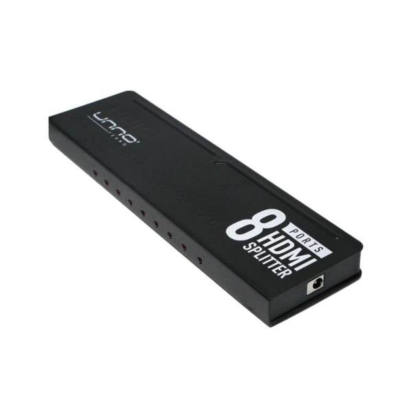 Splitter Unno HB1206BK HDMI 4K de 8 salidas