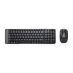 Combo Logitech MK220 teclado compacto y mouse inalámbrico