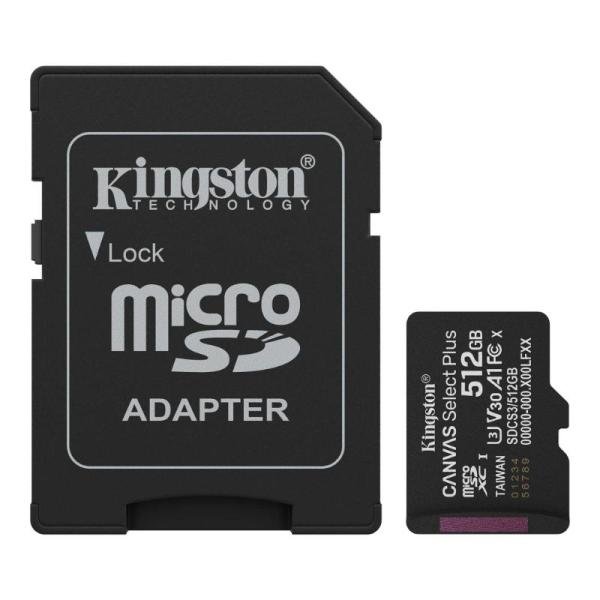 Memoria MICRO SD 512GB Kingston (SDCS3/512GB)