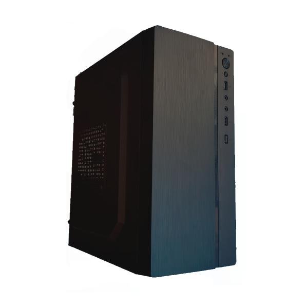Case CM05KTRA002C MINI TOWER sin VENTILACIÓN INCLUIDA con PANEL LATERAL y con fuente de poder 600W