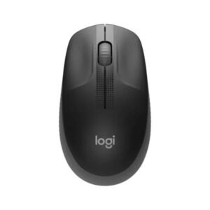Mouse Logitech M190 inalámbrico gris de tamaño completo