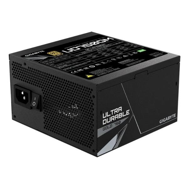 Fuente de poder GIGABYTE UD750GM 750W 80 PLUS GOLD FULL MODULAR ATX