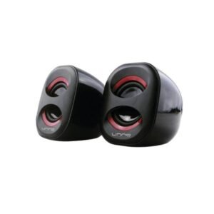 Parlantes Unno Brazza SP9012RD 2.0 rojo y negro