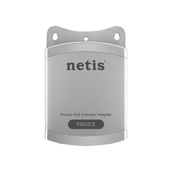 Extensor Netis P3502CE PoE de 1 entrada y 2 salidas