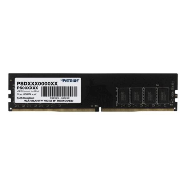 Memoria RAM PC 8GB PATRIOT SIGNATURE LINE UDIMM DDR5 4800MHz CL40 1.1V PMIC On Die ECC Sensor térmico PSD58G480041S