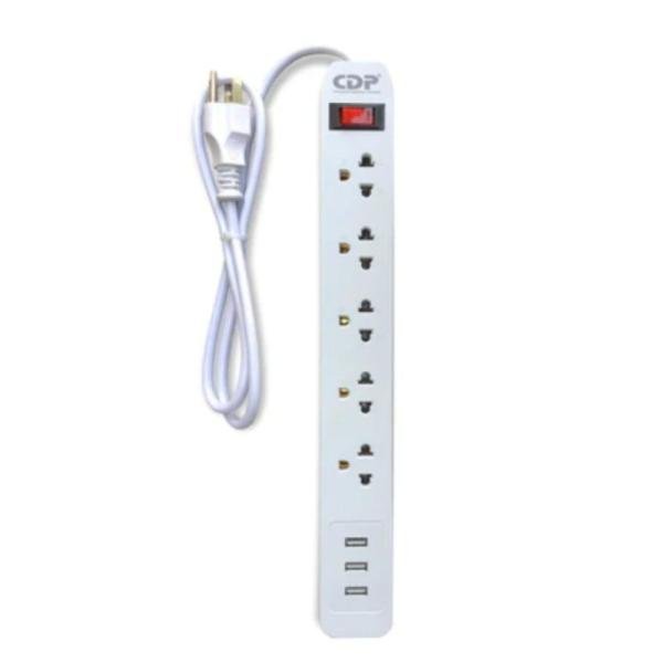 PROTECTOR de PICOS CDP (SS5) 5 TOMAS 110V USB