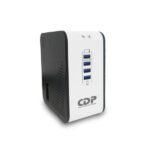 REGULADOR CDP (R2CU-AVR1008) 1000VA/400W 8 TOMAS/4 USB 120V/220V