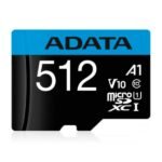 Memoria MICRO SDXC 512GB ADATA AUSDX512GUICL10A1-RA1 CLASE 10 A1 HASTA 100 MB/S / 10 MB/S para DISPOSITIVOS MOVILES