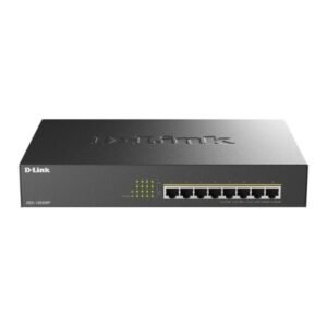 Switch D-Link DGS-1008MP de 8 puertos Gigabit PoE+