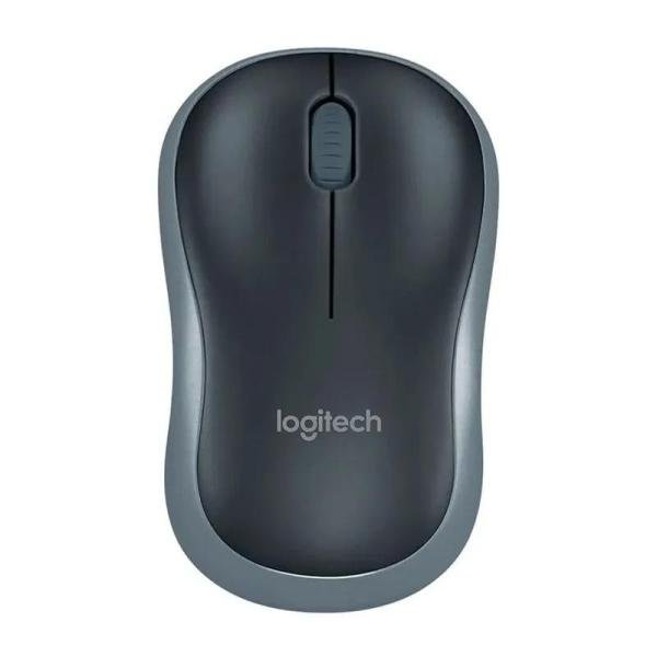 Mouse Logitech M185 inalámbrico gris