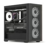 Case GAMING RGB AEROCOOL D301A MINI TOWER VENTILADORES 4 de 120MM con VIDRIO LATERAL y MALLA FRONTAL D301A-G-BK-V2