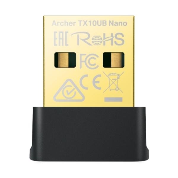 Adaptador BLUETOOTH 5.3 y WIFI 6 TP LINK ARCHER TX10UB NANO USB AX900 600 MBPS / 5 GHz