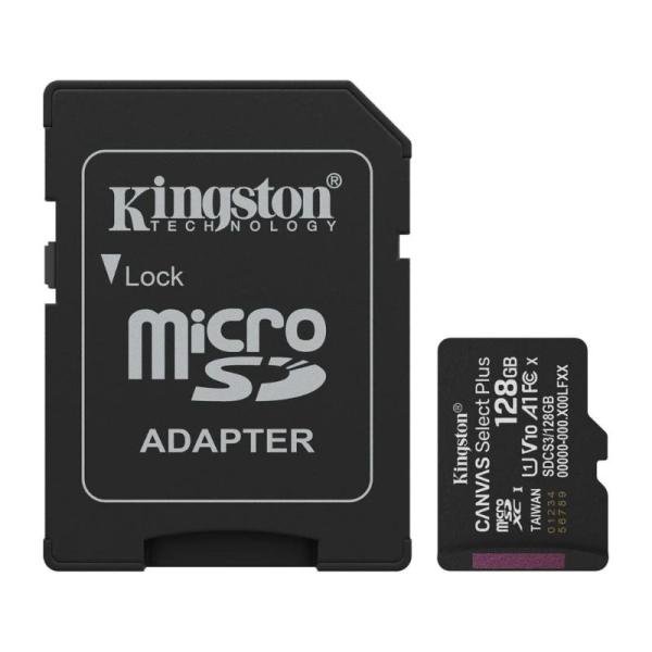 MicroSD Kingston Canvas Select Plus 128 GB A1 U1 V10