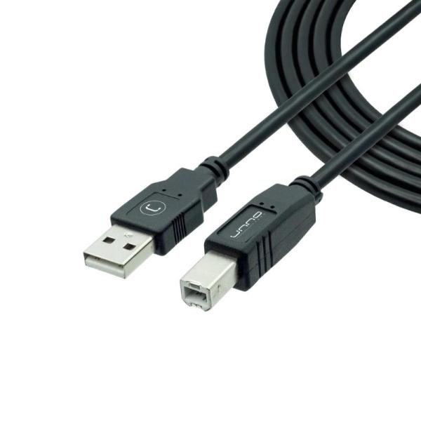 Cable USB de impresora Unno CB4007BK 3 m