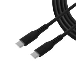 Cable Unno CB4075BK USB-C a USB-C PD 65 W 1,5 m
